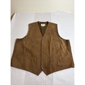 Classic western 

Scully Vest Mens 54 Brown Suede Genuine Leather Western Cowboy